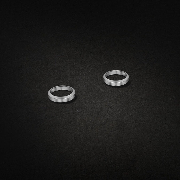 18k White Gold LuxGrips | Pebble Leather