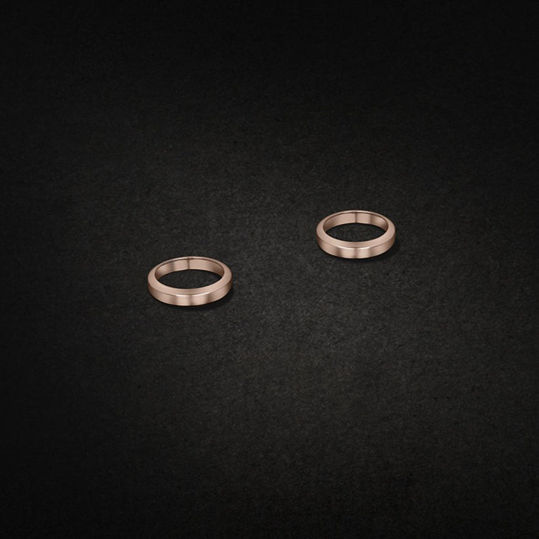 18k Rose Gold Vermeil LuxGrips | Pebble Leather