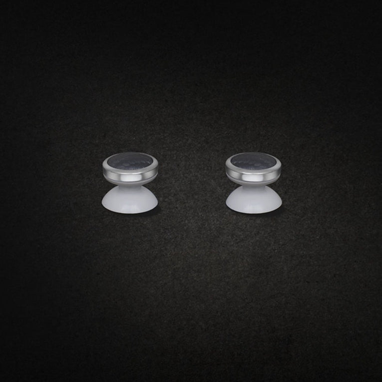 18k White Gold LuxGrips | Carbon Fiber