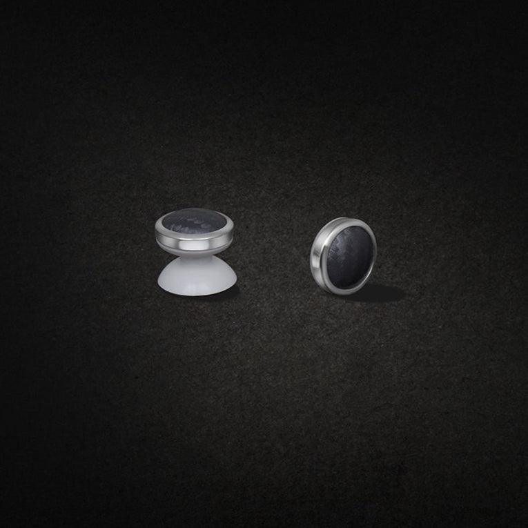 Silver LuxGrips | Carbon Fiber