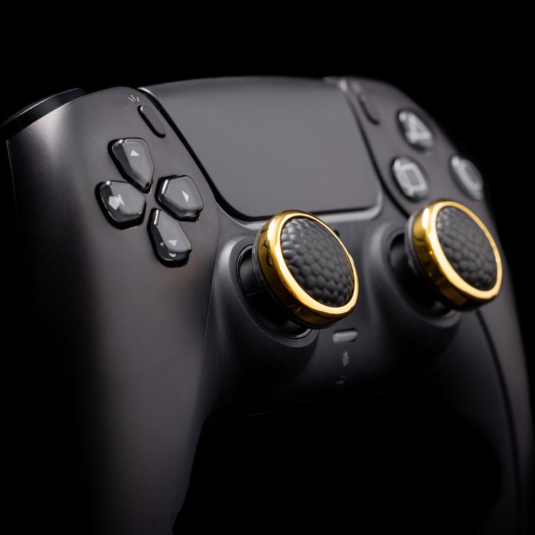 18k Gold LuxGrips | Pebble Leather